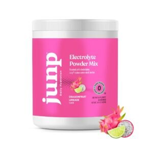 Junp Hydration Flavored Electrolyte Powder, Electrolytes Drink Mix, Zero Calories or Sugar - 90 Servings