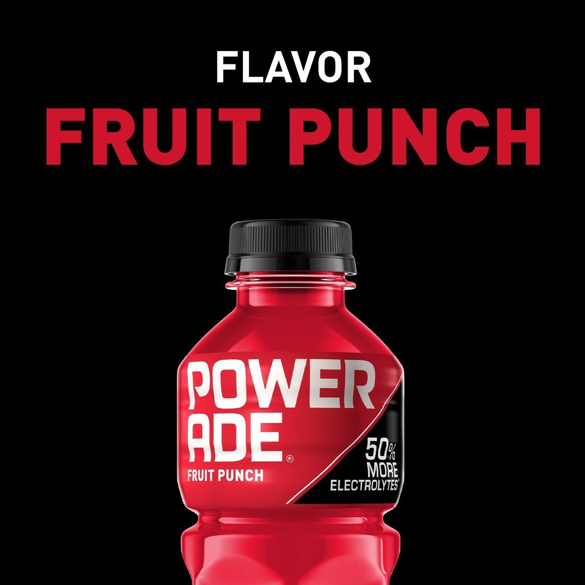 POWERADE Fruit Punch Sports Drink - 20 fl oz Bottle: Non-Caffeinated, USDA Grade A - Image 2