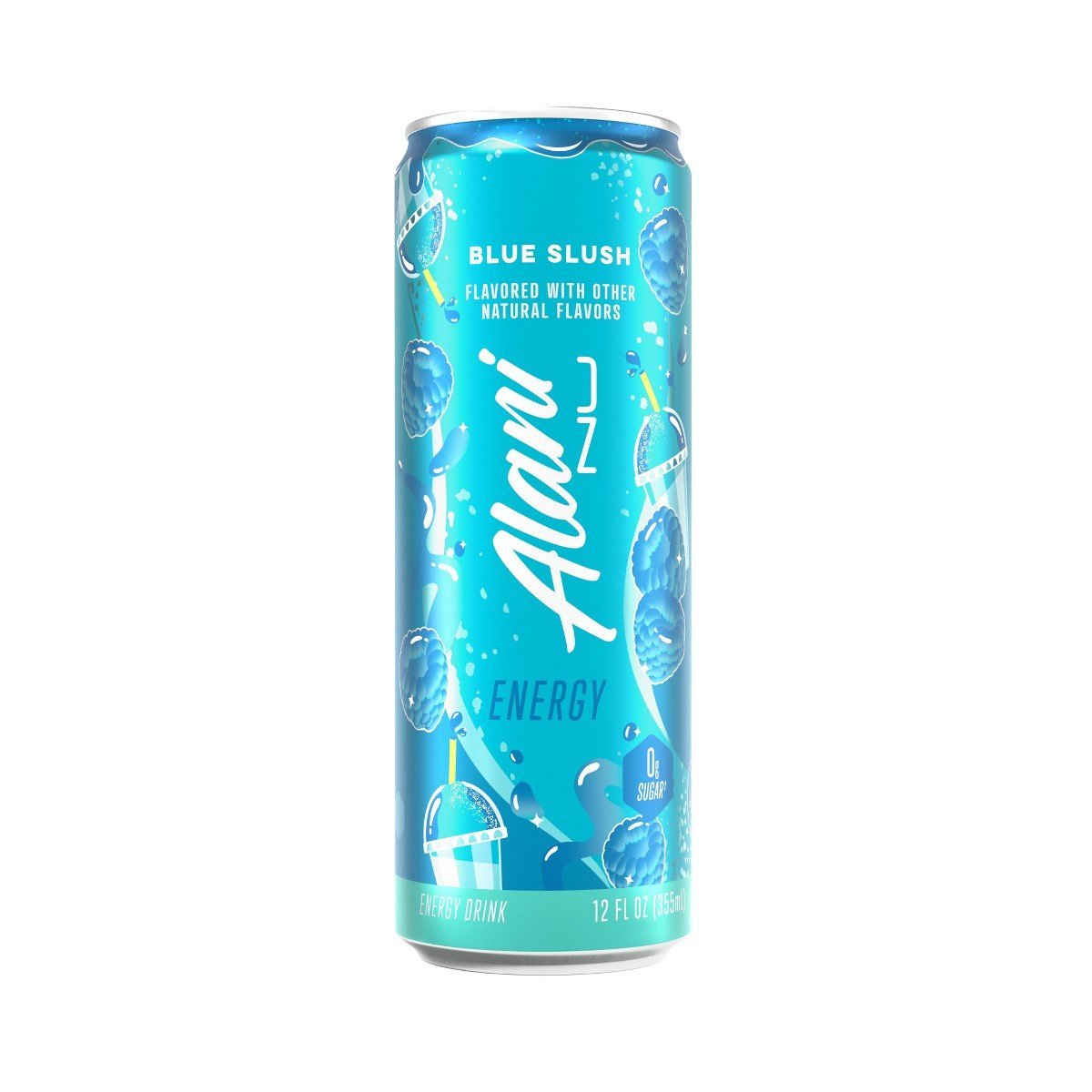 Alani Blue Slush Energy Drink - 12 fl oz: Caffeinated