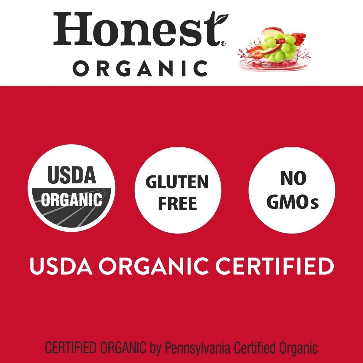 Honest Organic Super Fruit Punch Drink - 20pk/6 fl oz Box: No Pulp, 42% Juice Content - Image 4