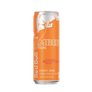 Red Bull Amber Edition Energy Drink - Strawberry Apricot - 12 fl oz: Sugar-Free, Diet, Caffeinated