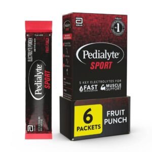 Pedialyte Sport Electrolyte Powder - Fruit Punch - 6ct/0.49 oz
