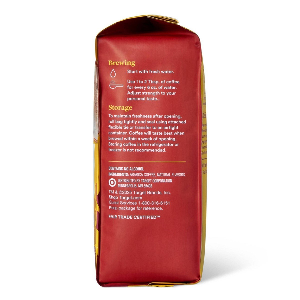 Naturally Flavored Hot Buttery Rum Light Roast Ground Coffee - 12oz - Good & Gatherâ„¢ - Image 2