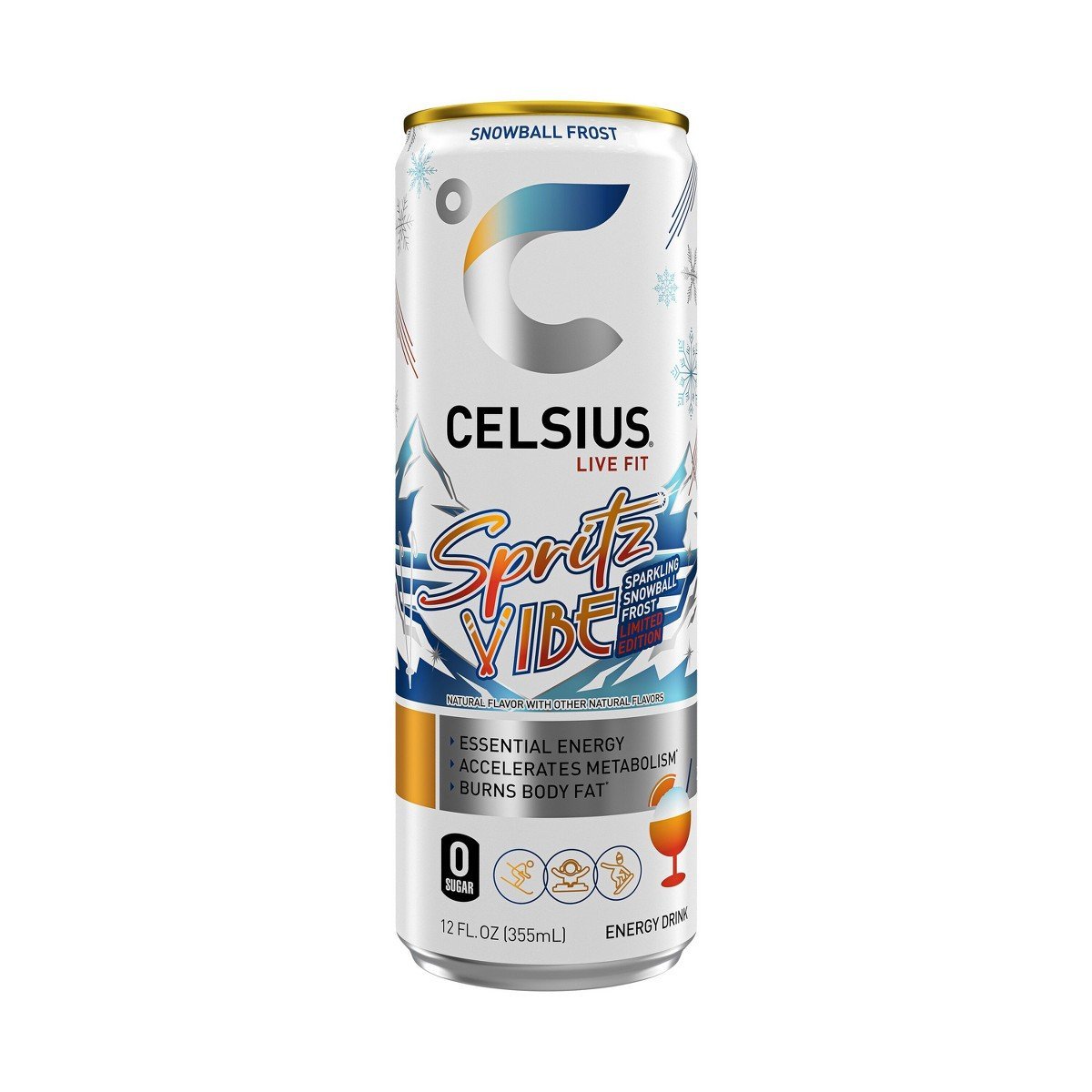 Celsius Spritz Vibe Energy Drink - 12 fl oz