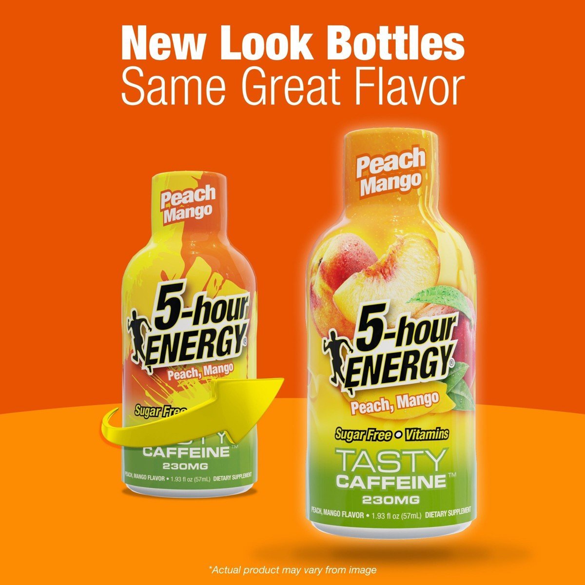 5-hour ENERGY Extra Strength Shots, Peach Mango Flavor, 1.93 Fl Oz, 24 Pack - Image 3