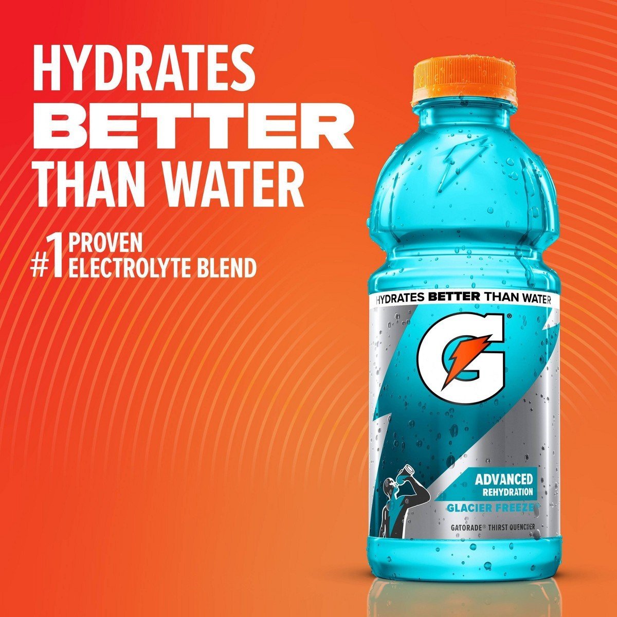 Gatorade Glacier Freeze Sports Drink - 28 fl oz Bottle: Non-Caffeinated - Image 4