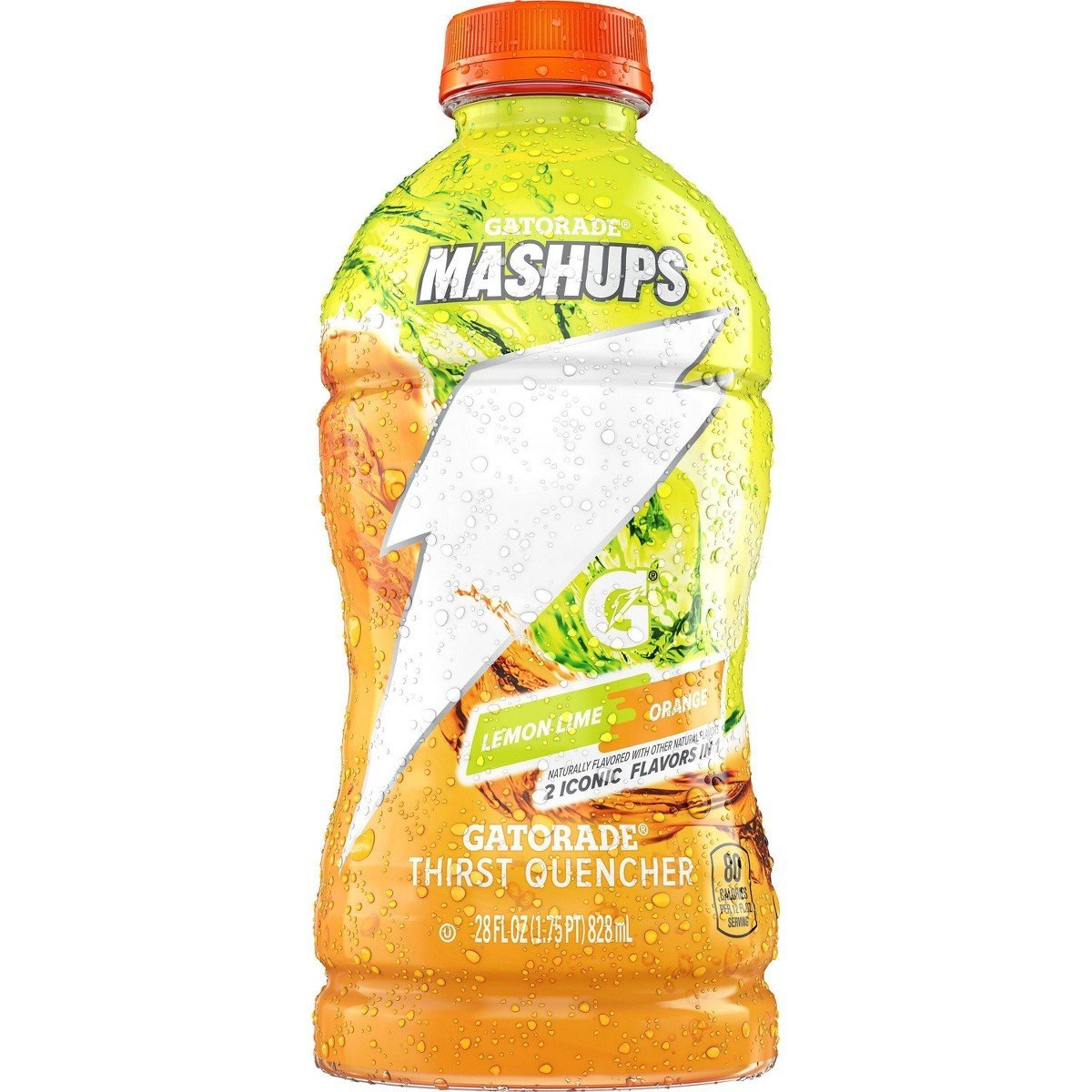 Gatorade Mashup Lemon Lime Sports Drink - 28 fl oz Bottle: Non-Caffeinated