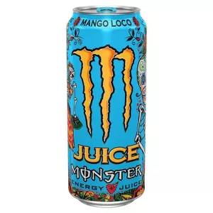 Juice Monster, Mango Loco - 16 fl oz: Low Sodium, No Artificial Colors, Caffeinated