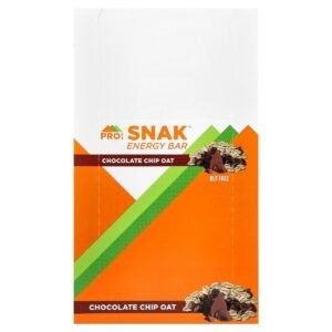 ProBar SNAKâ„¢, Energy Bar, Chocolate Chip Oat, 12 Bars, 1.6 oz (45 g) Each