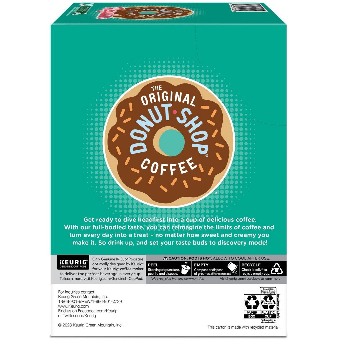 The Original Donut Shop Regular Medium Roast Keurig K-Cup Coffee Pods - 24ct - Image 3