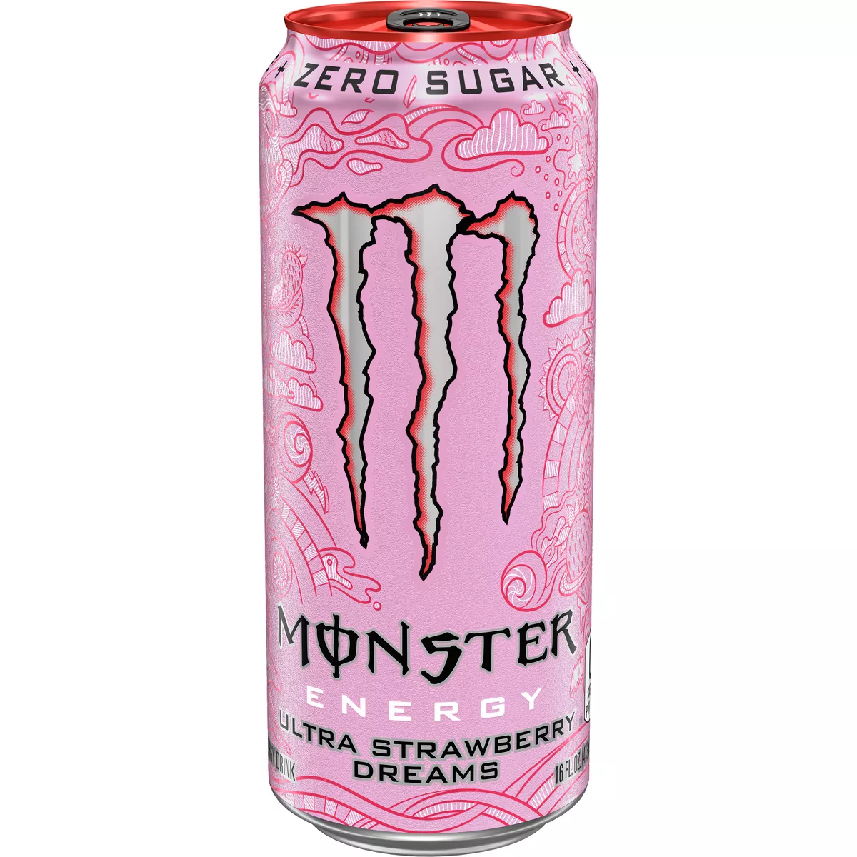 Monster Ultra Strawberry Dreams Energy Drink - 16 fl oz Can
