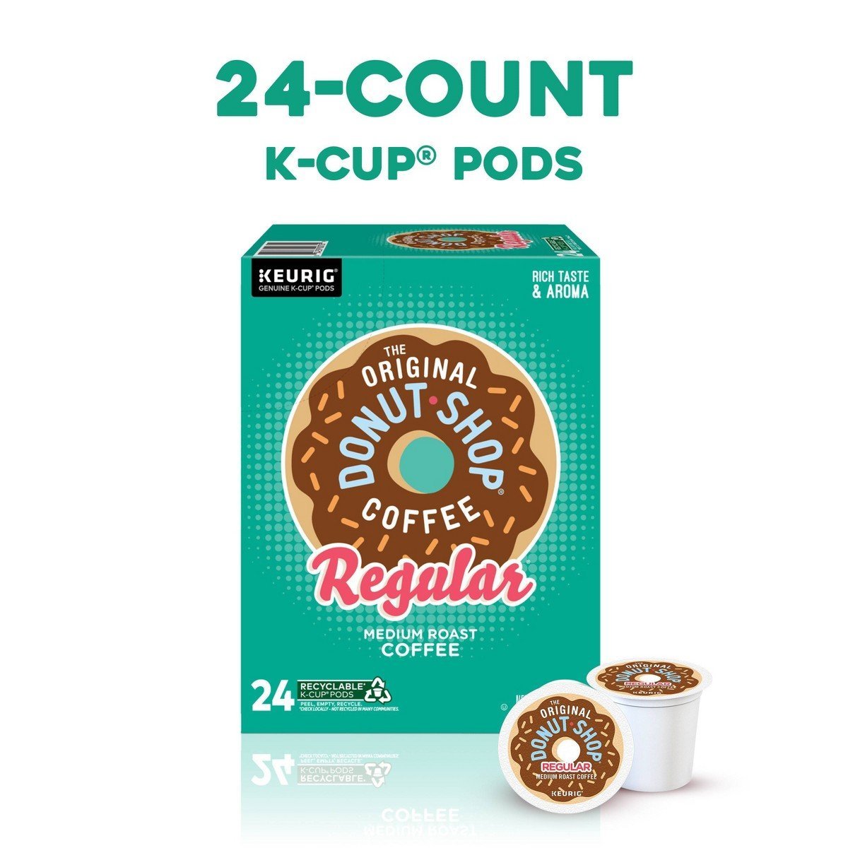 The Original Donut Shop Regular Medium Roast Keurig K-Cup Coffee Pods - 24ct - Image 4