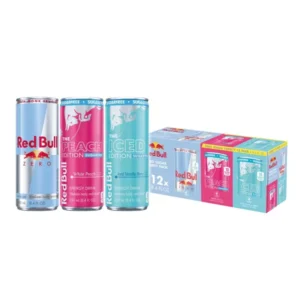 Red Bull Sugarfree Variety Pack Energy Drink, Caffeinated - Zero, Peach, Iced Vanilla Berry - 12pk/8.4 fl oz Cans