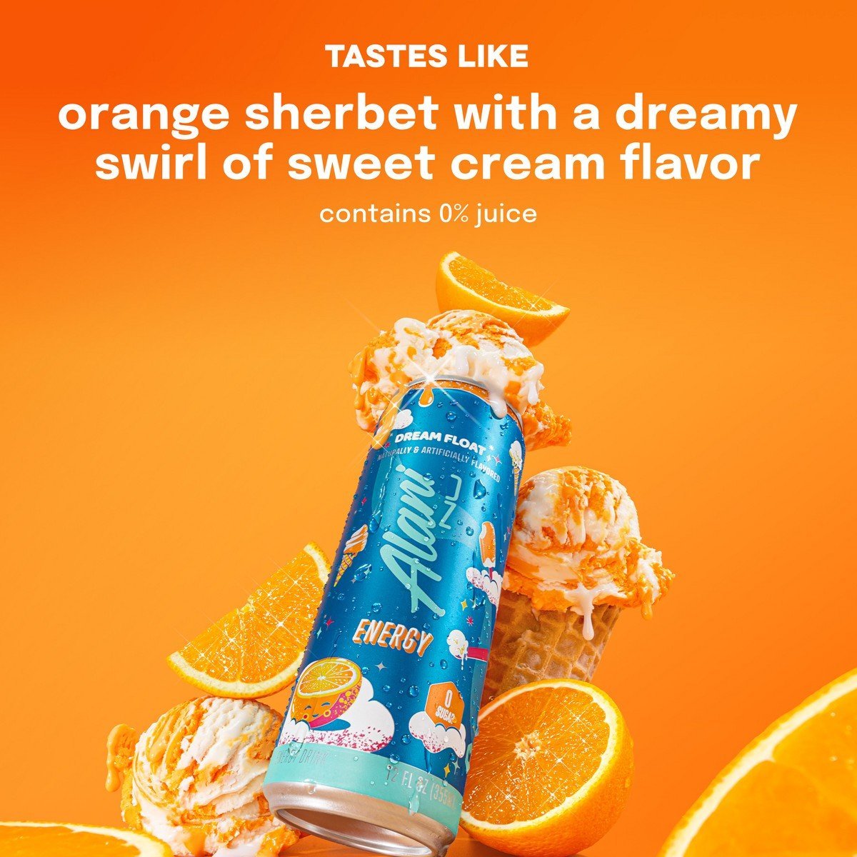 Alani Dream Float Energy Drink - 12 fl oz: Caffeinated - Image 3