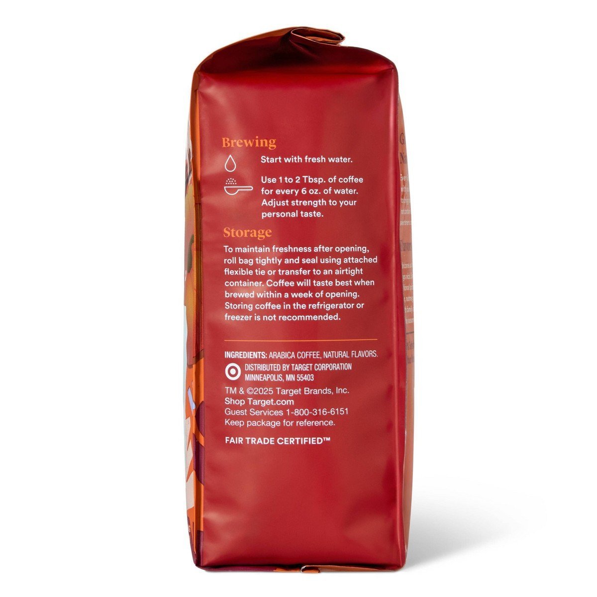 Naturally Flavored Pumpkin Spice with Other Natural Flavors Light Roast Ground Coffee - 12oz - Good & Gatherâ„¢ - Image 2
