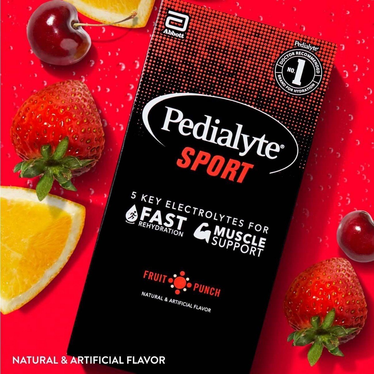 Pedialyte Sport Electrolyte Powder - Fruit Punch - 6ct/0.49 oz - Image 4