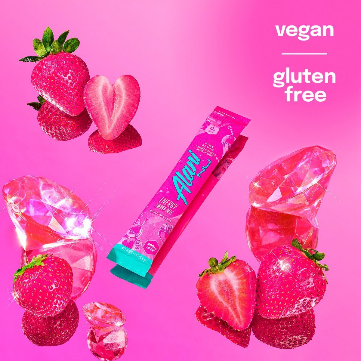 Alani Nu Pink Slush Energy Sticks - 10ct: Gluten-Free, Vegan, Caffeinated - Image 5