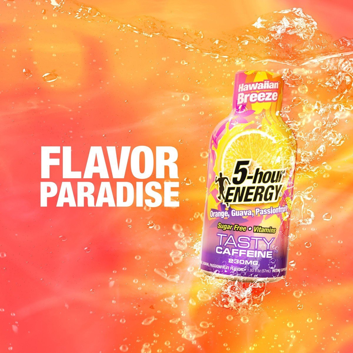 5-hour ENERGY Extra Strength Shots, Hawaiian Breeze Flavor, 1.93 Fl Oz, 24 Pack - Image 2