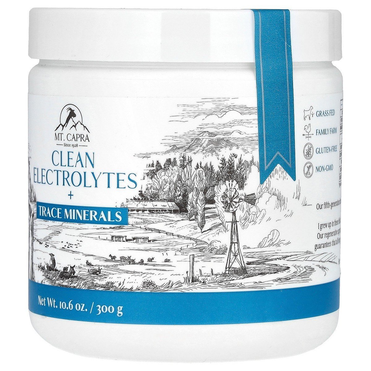 Mt. Capra Clean Electrolytes + Trace Minerals, 10.6 oz (300 g) - Image 4