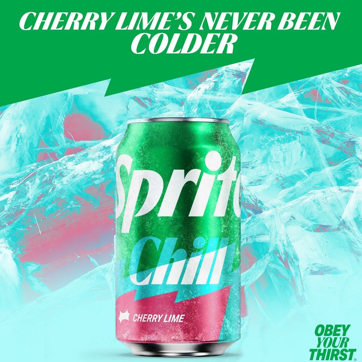 Sprite Chill Cherry Lime Natural Flavor Soda - 12pk/12 fl oz Cans - Image 3