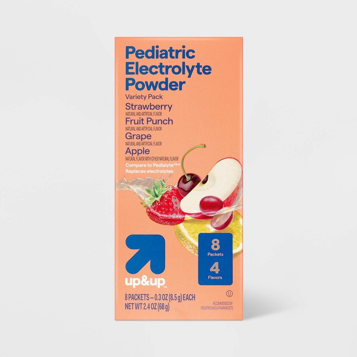 Pediatric Electrolyte Powder Variety Pack - 0.3oz/8pk - up&up™