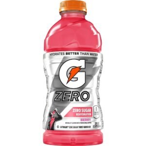 Gatorade G ZERO Berry Sports Drink - 28 fl oz Bottle: Low Calorie, Non-Caffeinated