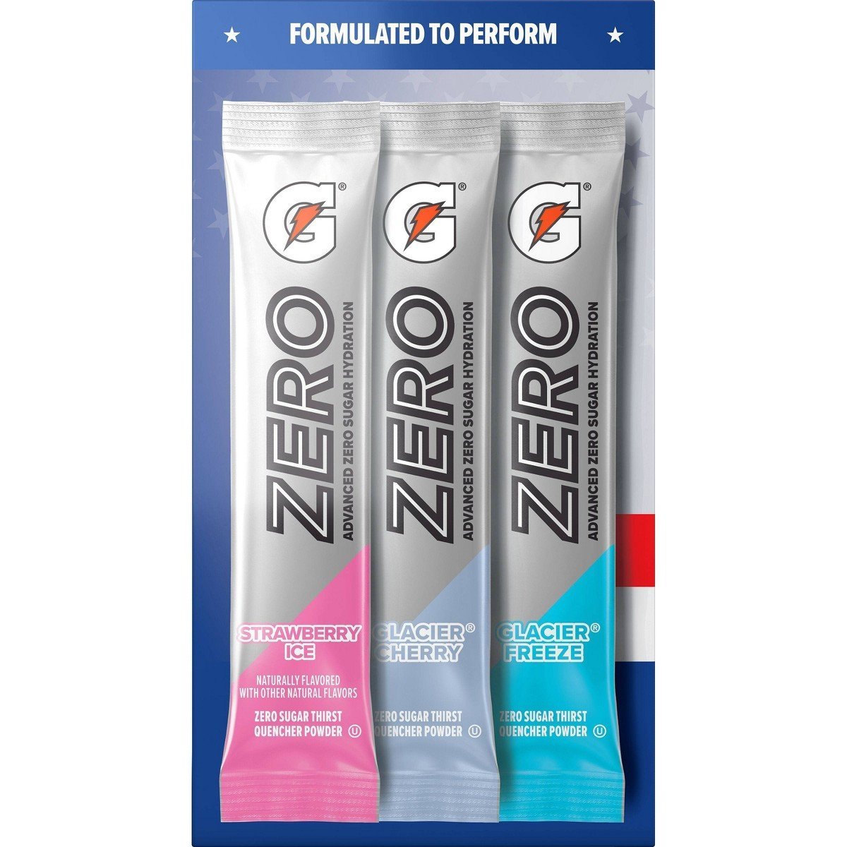 Gatorade G-Zero Powder Sticks Variety Pack - 24ct: No Artificial Flavor - Image 3