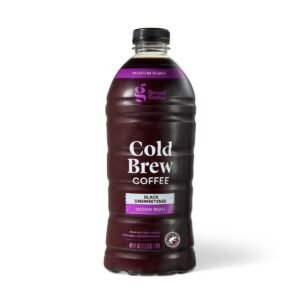 Black Medium Roast Cold Brew Coffee - 48 fl oz - Good & Gather