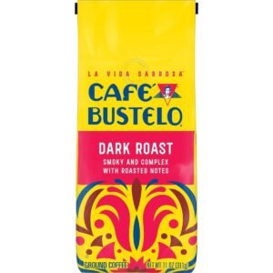 Cafe Bustelo Dark Roast Ground Coffee - 11oz: Smoke Flavor