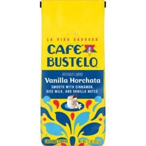 Cafe Bustelo Vanilla Horchata Medium Roast Ground Coffee - 11oz
