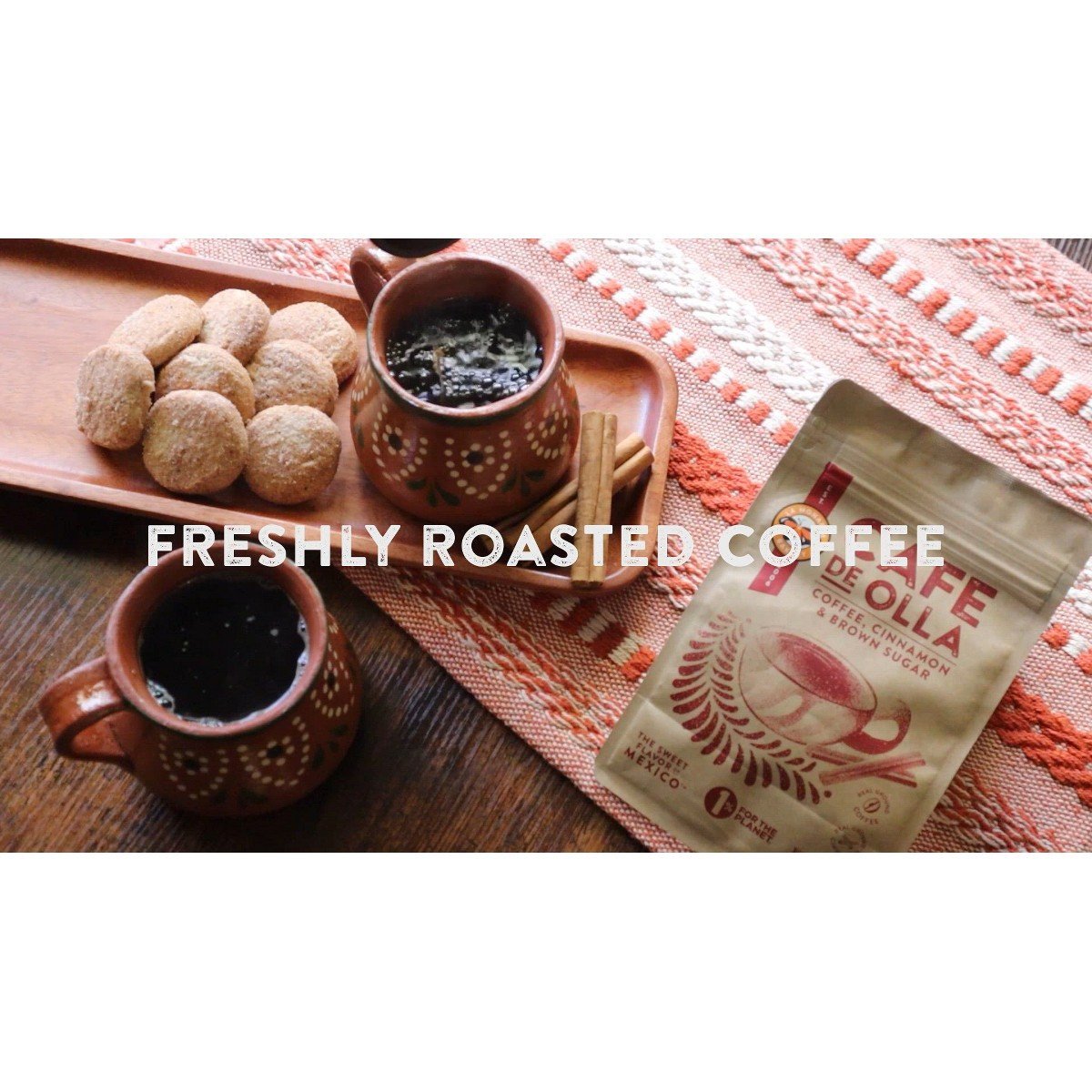 La Monarca Bakery Cafe De Olla Cinnamon and Brown Sugar Medium Roast Ground Coffee - 12oz - Image 2