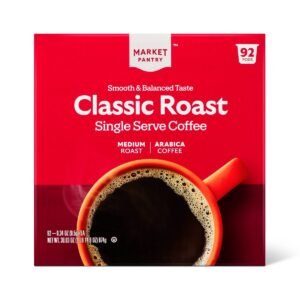 Premium Roast Medium Roast Single Serve - 92ct - Market Pantry™