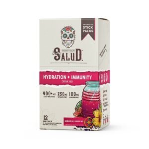 Salud Hydration + Immunity Drink Mix, Hibiscus - 12pk/2.54oz