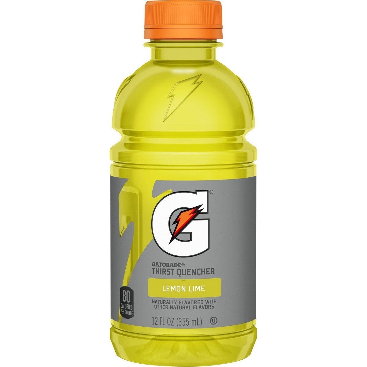 Gatorade Lemon Lime Sports Drink - 12pk/12 fl oz Bottles: Non-Caffeinated - Image 3