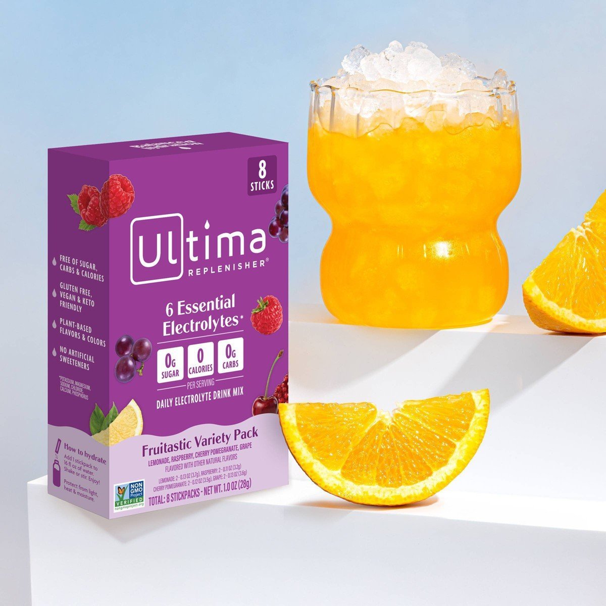 Ultima Replenisher Fruitastic Variety Pack Electrolyte Drink Mix - 8pk - Image 3