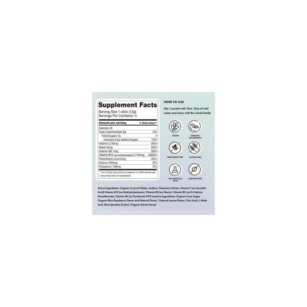 Boobie HydroMom Electrolyte Drink Mix Mineral Supplement Powder - 10ct - Watermelon Yuzu - Image 2