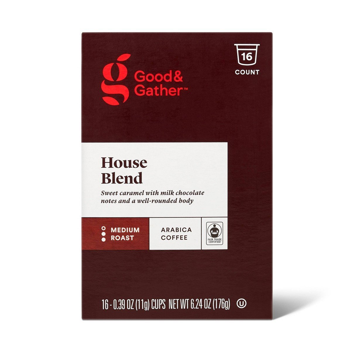 House Blend Medium Roast Coffee - 16ct Single Serve Pods - Good & Gatherâ„¢ - Image 4