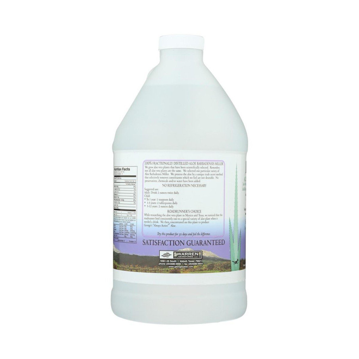 George's 100% Aloe Vera Juice - 64 fz - Image 2
