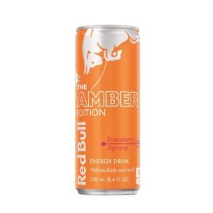 Red Bull Amber Edition Energy Drink - Strawberry Apricot - 8.4 fl oz: Caffeinated, Sugar-Free, Diet
