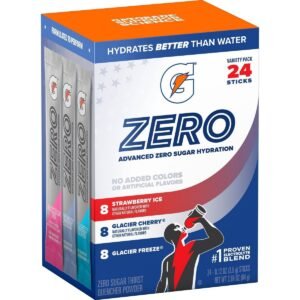 Gatorade G-Zero Powder Sticks Variety Pack - 24ct: No Artificial Flavor